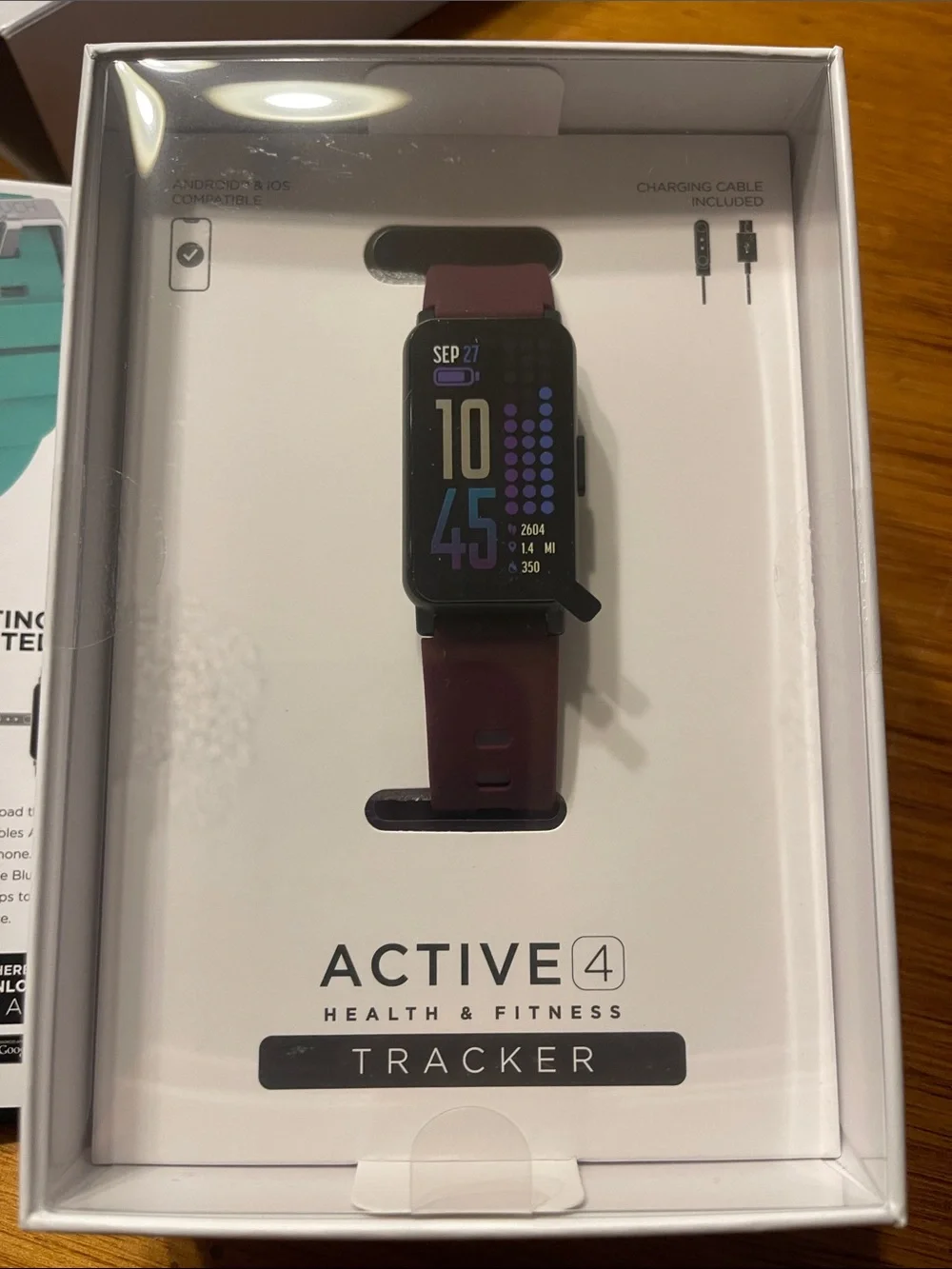 Fitness tracker i touch wearables active 4 NWT